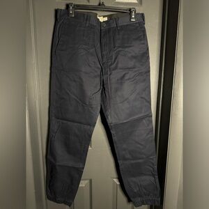 Club Monaco navy blue cotton twill pants size 30 like new​​​​​